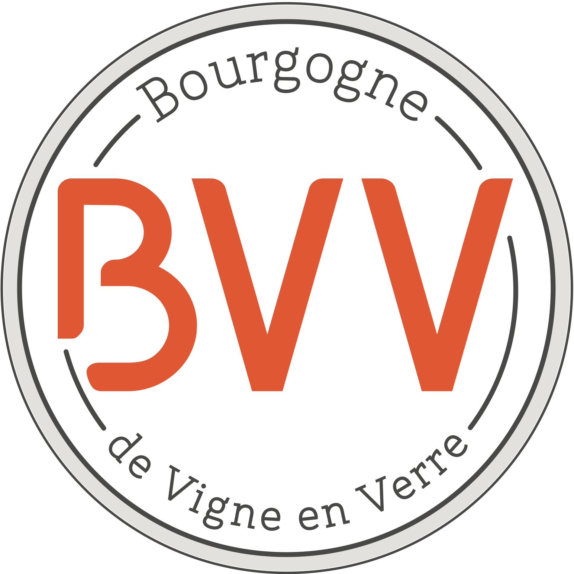 Logo Bourgogne vigne en verre